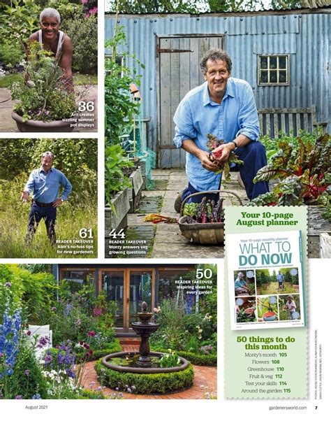 Bbc Gardeners World Magazine August 2021 Subscriptions Pocketmags