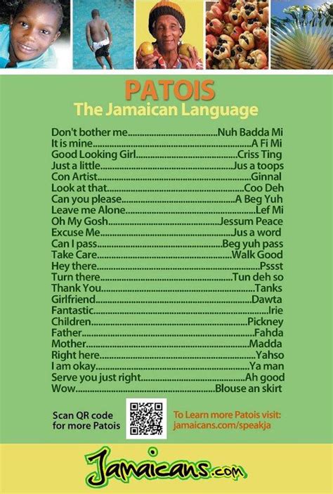Essential Jamaican Patois Phrases Translated To English Jamaica