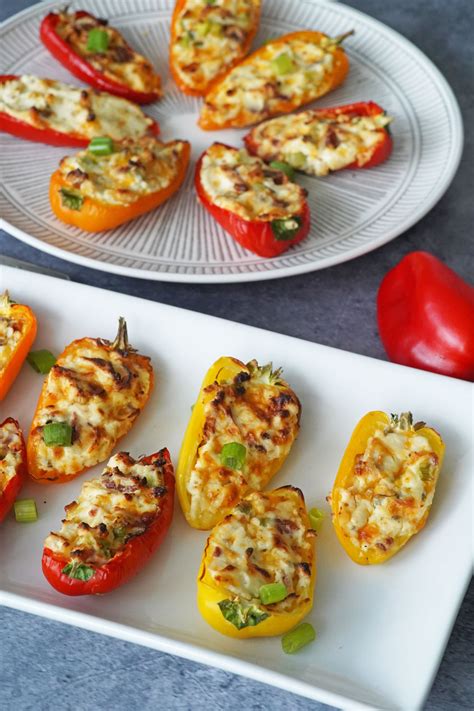 Air Fryer Cream Cheese Stuffed Peppers Air Fry Anytime