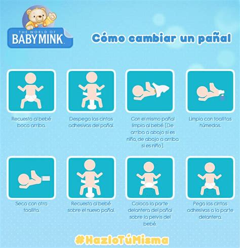 Cómo cambiar el pañal del bebé Cuidados de bebes Cambio de pañal
