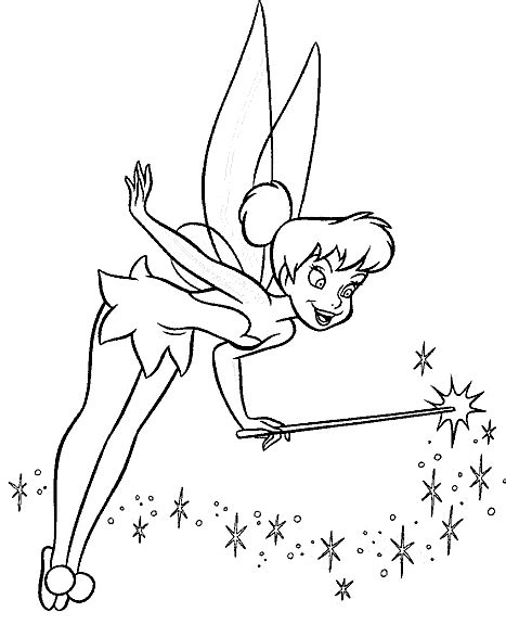 All free coloring pages online at here. Tinkerbell Malvorlagen | 123 Ausmalbilder