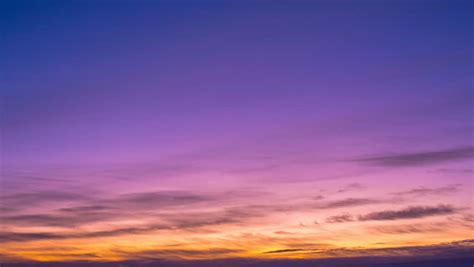 Purple Sky Sunset Background Blue Stock Footage Video