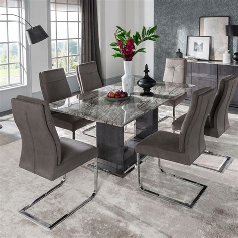 Buy chesterfield dining room furniture and get the best deals at the lowest prices on ebay! Marco Dining Table and 6 Chairs | Dining Sets | Cookes ...