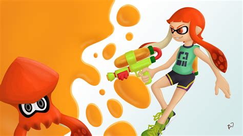 48 Inkling Splatoon Squid Wallpaper Wallpapersafari