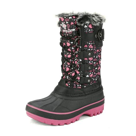 Dream Pairs Dream Pairs Kids Boys And Girls Snow Boots Insulated