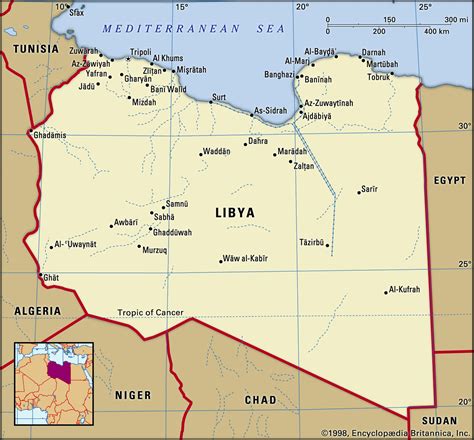 Where Is Libya On A Map The World Map