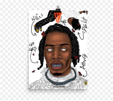 Cartoon Playboi Carti Logo He Is Recognized For His Mumbled Lyrics