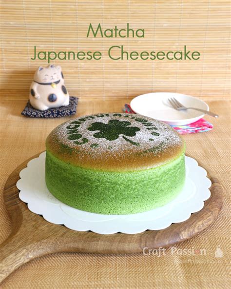 Matcha Cheesecake Japanese Style Delicious Baking Recipe