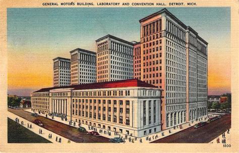 General Motors Building Laboratory And Convention Hall Detroit Mi
