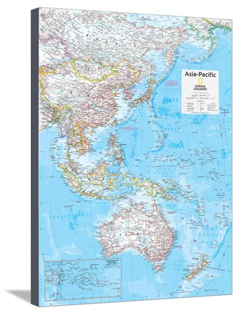 2014 Asia Pacific National Geographic Atlas Of The World 10th