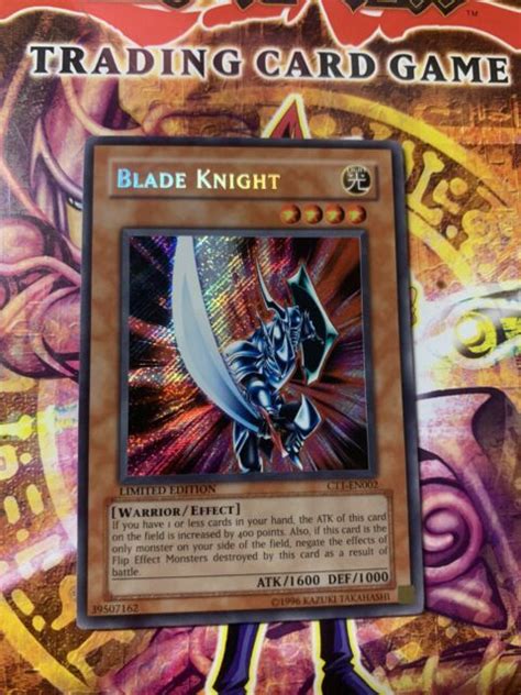 Yugioh Blade Knight Limited Edition Ct1 En002 Mint Secret Rare Ebay
