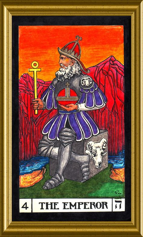 And The Emperor Tarot Major Arcana Tarot Cards Art Tarot Book
