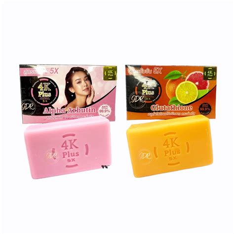 Jual 4k Plus 5x Alpha Arbutin Glutathione Face Body Soap Sabun Wajah