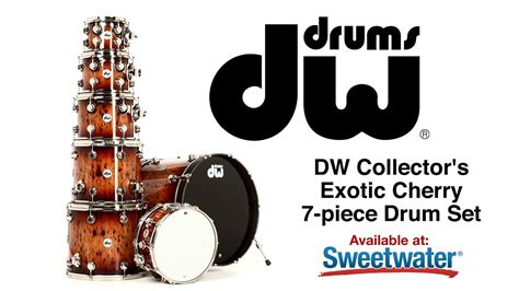 Dw Collectors Exotic Cherry 7 Piece Drum Set Review By Sweetwater