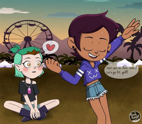 Luz And Amity Vibin In The Human World 💖 Theowlhouse