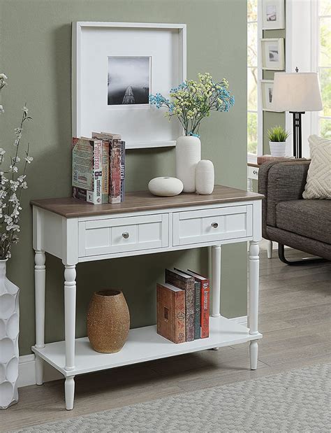 Convenience Concepts French Country Two Drawer Hall Table