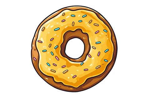 Donut Clipart Graphic By Illustrately · Creative Fabrica