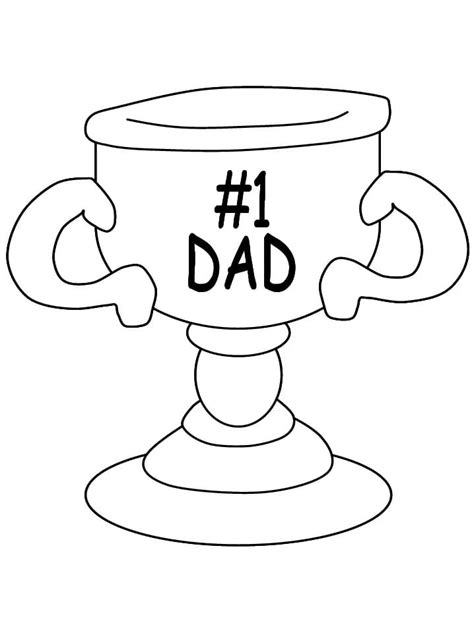 Free Printable Happy Fathers Day Coloring Page Free Printable