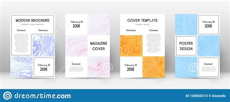Abstract Cover Modern Design Template Suminagashi Marble Business