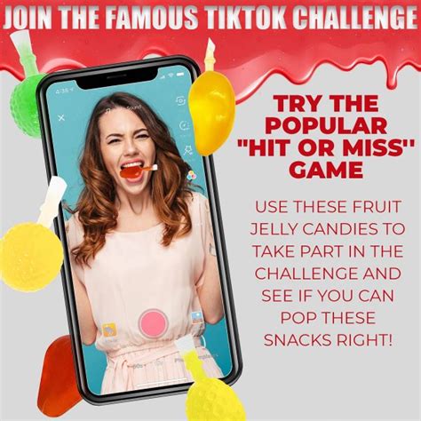 Fusion Select Jelly Fruit Snack Tik Tok Challenge Hit Or Miss Fruit Shaped Jelly 3 Bags