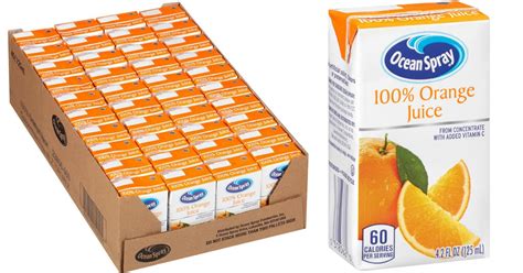 Amazon Ocean Spray Orange Juice Boxes 40 Pack Only 7 Shipped Just 18