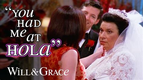 Karen And Jacks Plan To Save Rosario Will And Grace Youtube