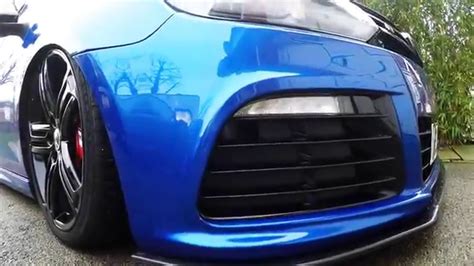 Imo the perfect balance of a show car and a performance car VW Golf R Mk6 Accuair - YouTube