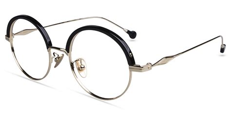 Unisex Full Frame Mixed Material Eyeglasses Firmoo Com