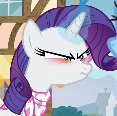Mlpfim Imageboard Image 1822384 Angry Blushing Bust Cropped