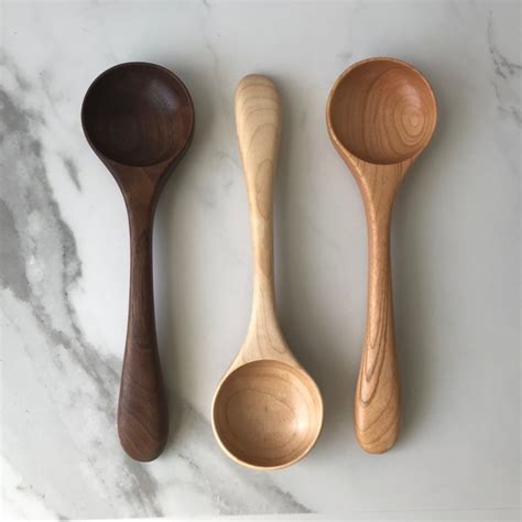 Hand Carved Wooden Spoons Kitchen And Dining Cookware