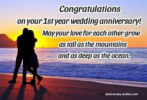 First Anniversary Wishes Happy 1st Anniversary Messages And Quotes