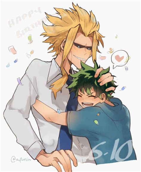 All Might Father Daddy Daddy Deku Izuku Midoriya Toshinori Yagi Father