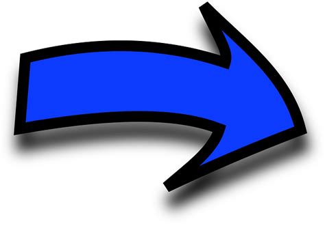 Flecha Azul Derecho Gráficos Vectoriales Gratis En Pixabay