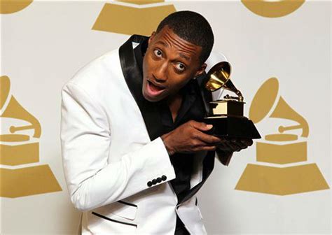 Lecrae Poses Backstage With The Best Gospel Album Award For Gravity