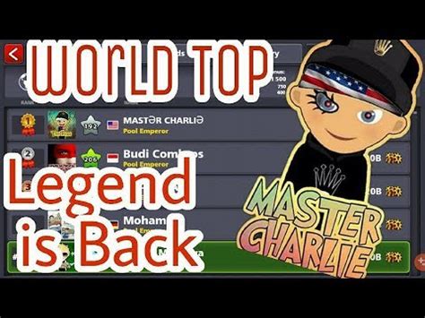 8 ball pool is an extremely fun game but there are some competitive users who often take the game so seriously that they don't mind cheating and using unfair means to win. 8 Ball Pool Master Charlie is back with a world Top - YouTube