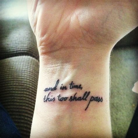 A Very Meaningful Tattoo Wrist Tattoos Quotes Hand Tattoos Tattoos