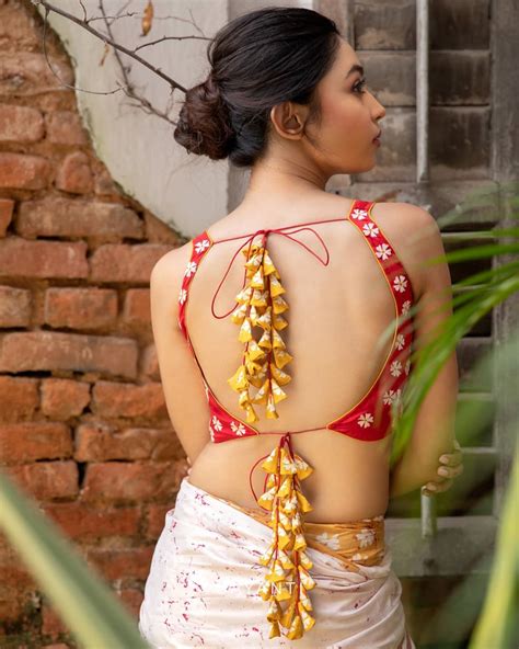 31 sexy backless blouse designs to jazz up your indian outfit wedbook