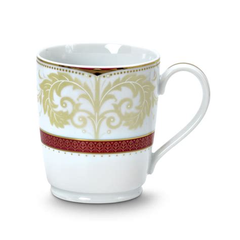 Noritake Japan Hearth Collection Queens Fountain Tea Coffee Mugs Set
