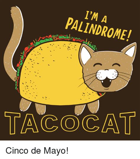 Palindrome Taco Cat Cinco De Mayo Meme On Meme