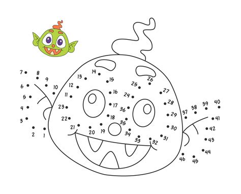 Halloween Connect The Dots Printable