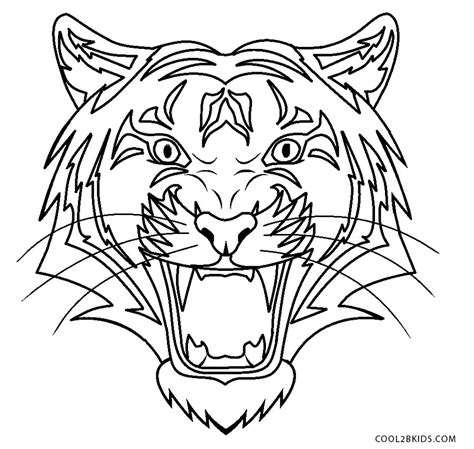 Mandalas De Tigres Para Colorear Dibujos Pintados Tigre Para Colorear