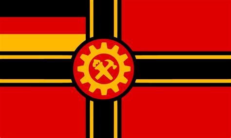 The Flag Of The German Red Army Which Fought Alongside The
