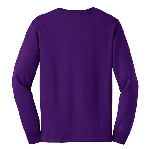 Gildan G2400 Ultra Cotton Long Sleeve T Shirt Purple