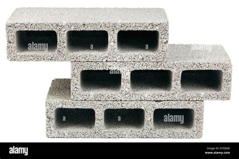 Three Gray Concrete Construction Blocks Aka Cinder Block Breeze