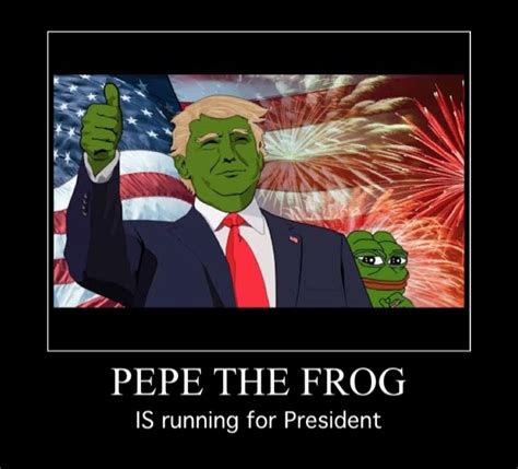 Provocative Memes Pepe The Frog Is Running For President