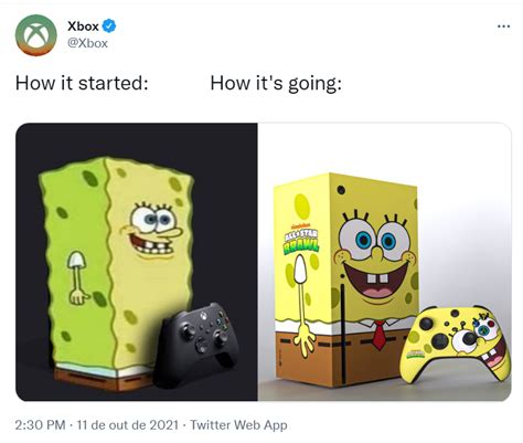 Saw This On Xbox Twitter Rspongebob