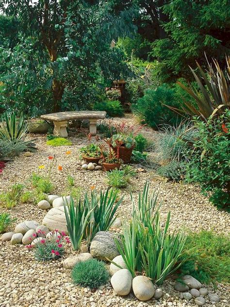 70 Magical Side Yard And Backyard Gravel Garden Design Ideas 38