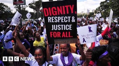 Three Kenyan Men Sentenced To Death For Stripping Woman Bbc News