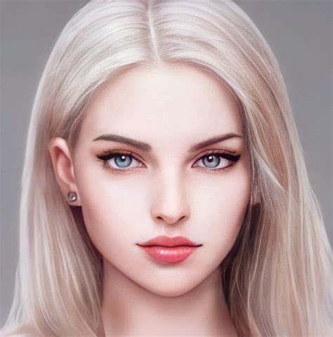Digital Portrait Art Digital Art Girl Turkish Women Beautiful Blonde