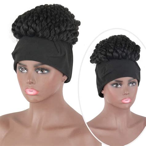 Leosa Braids Wig With Headband Wig Cornrow Braided Wigs For Black Women Box Braid Headwrap Wigs